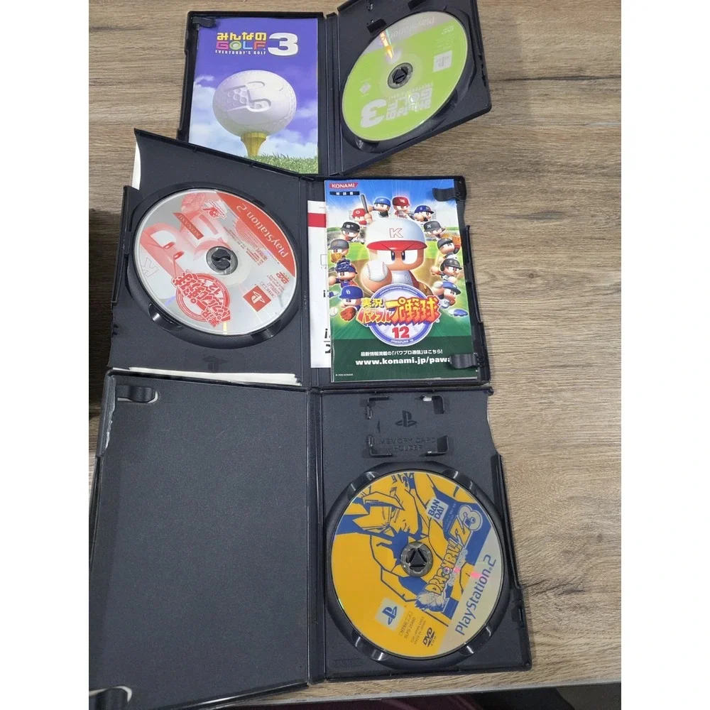 Lot Of 8 Sony PlayStation 2 Dragon Ball Z 3, Final Fantasy XII, PS2 Japan NTSC-J